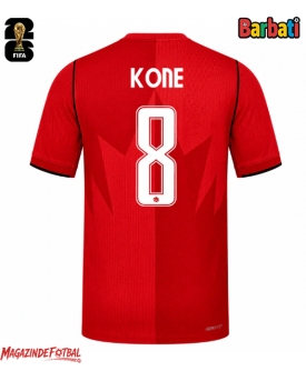 Canada Ismael Kone #8 Tricou Fotbal Replică Mondial 2026 Barbati Acasa Canada Ismael Kone #8 Tricou Fotbal Replică Mondial 2026 Barbati Acasa